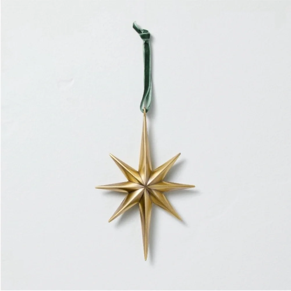 Brass Star Ornament Christmas 2025 - Hearth & Hand™ with Magnolia